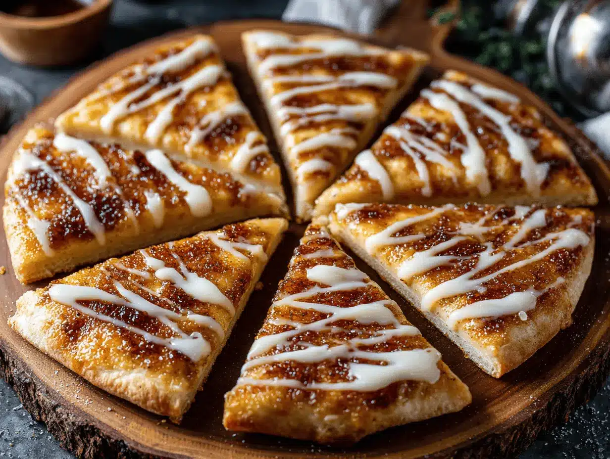 cinnamon sugar pizza preparation steps