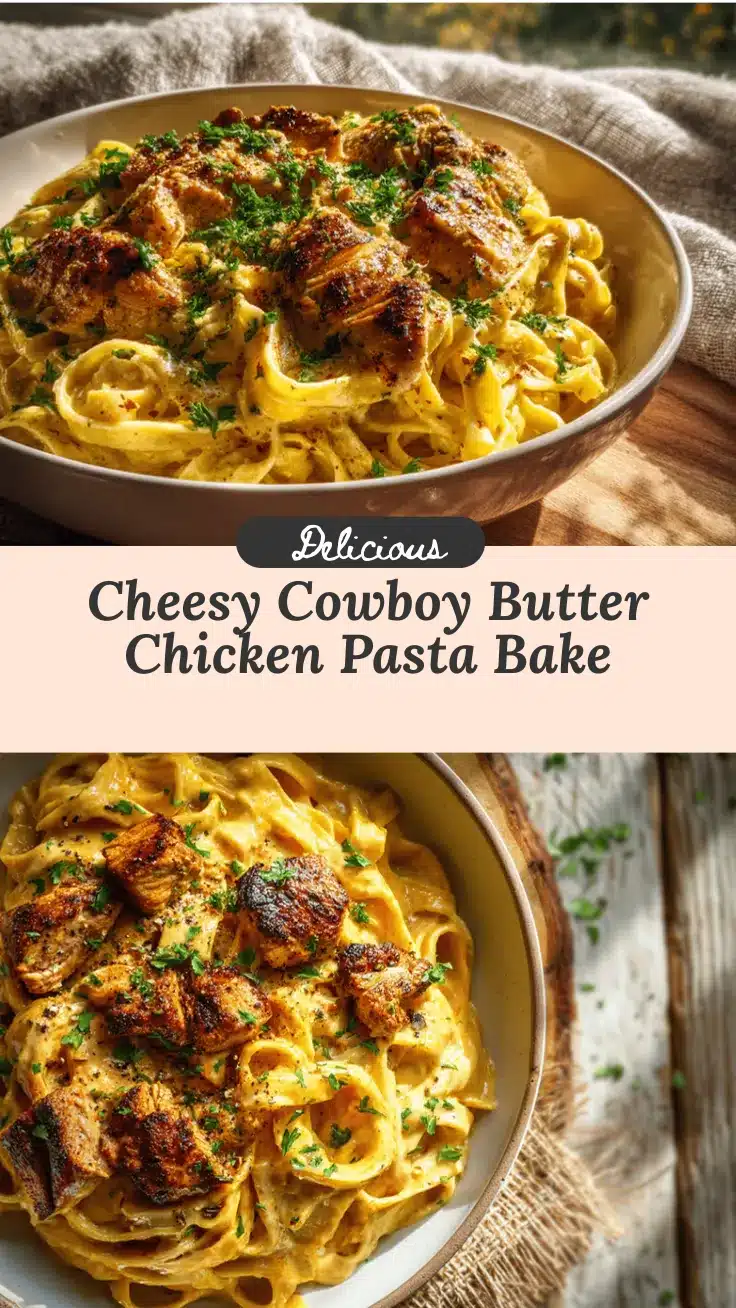 cowboy butter chicken fettuccine bake recipe