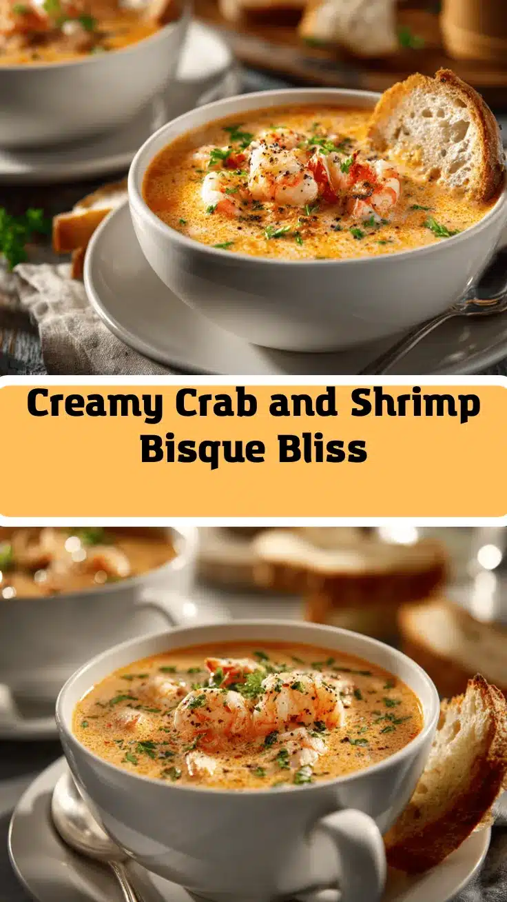 crab and shrimp seafood bisque recipe