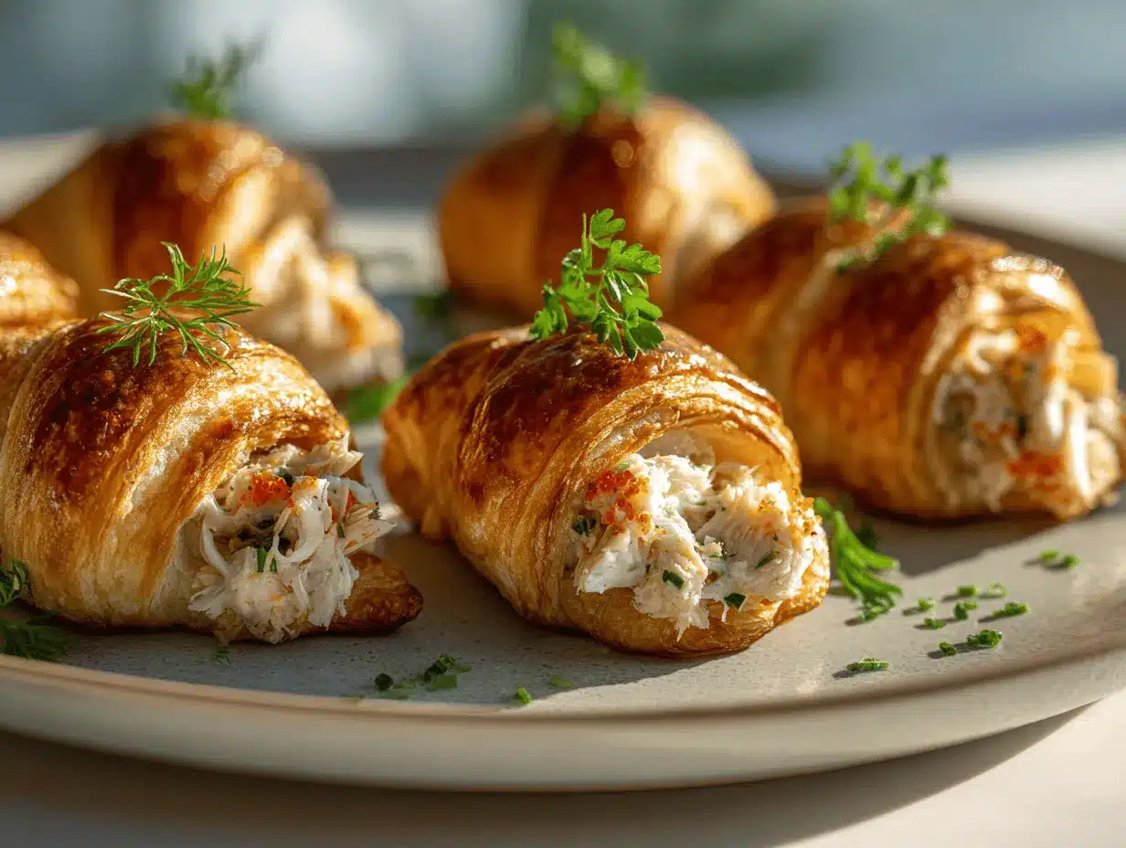 crab crescent bites preparation steps