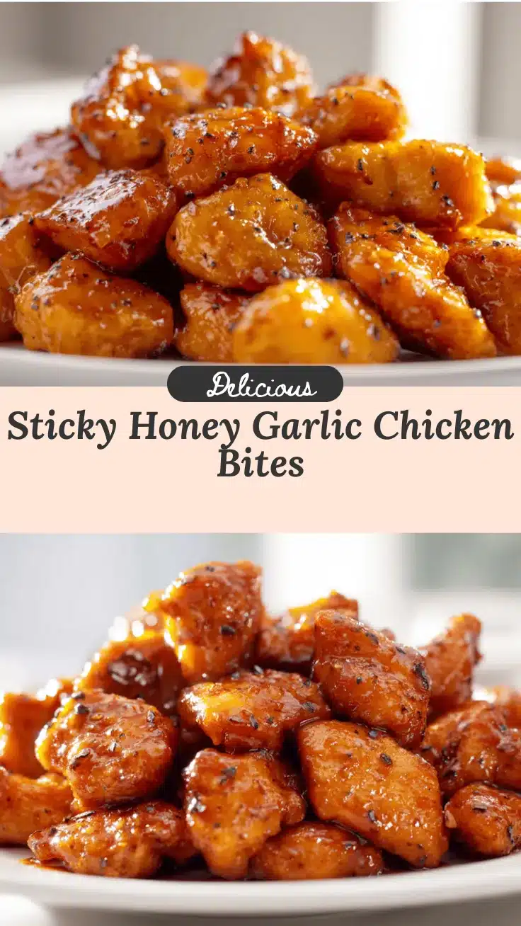 crispy honey garlic crockpot chicken bites recipe