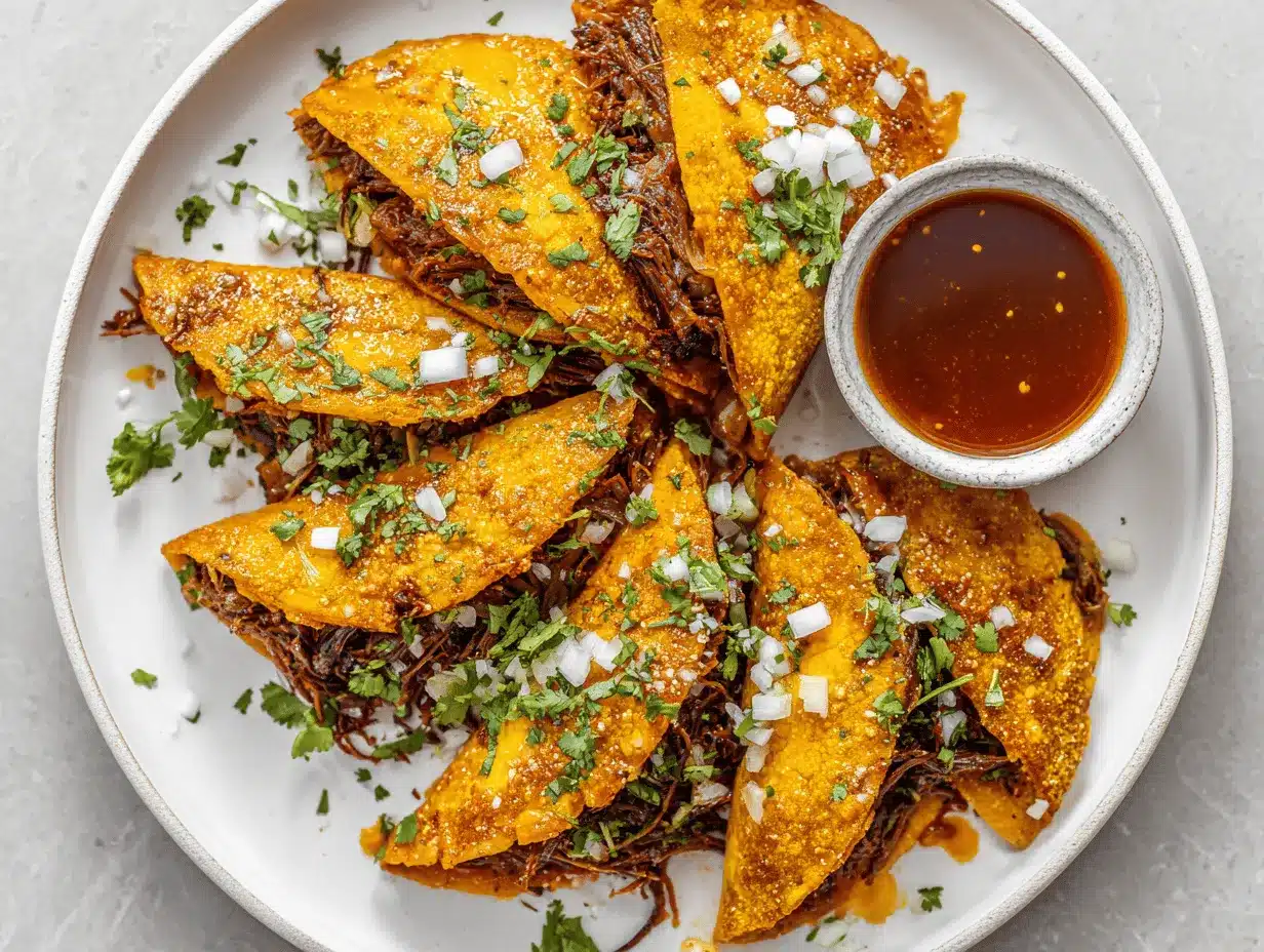 crock pot birria quesadilla tacos preparation steps