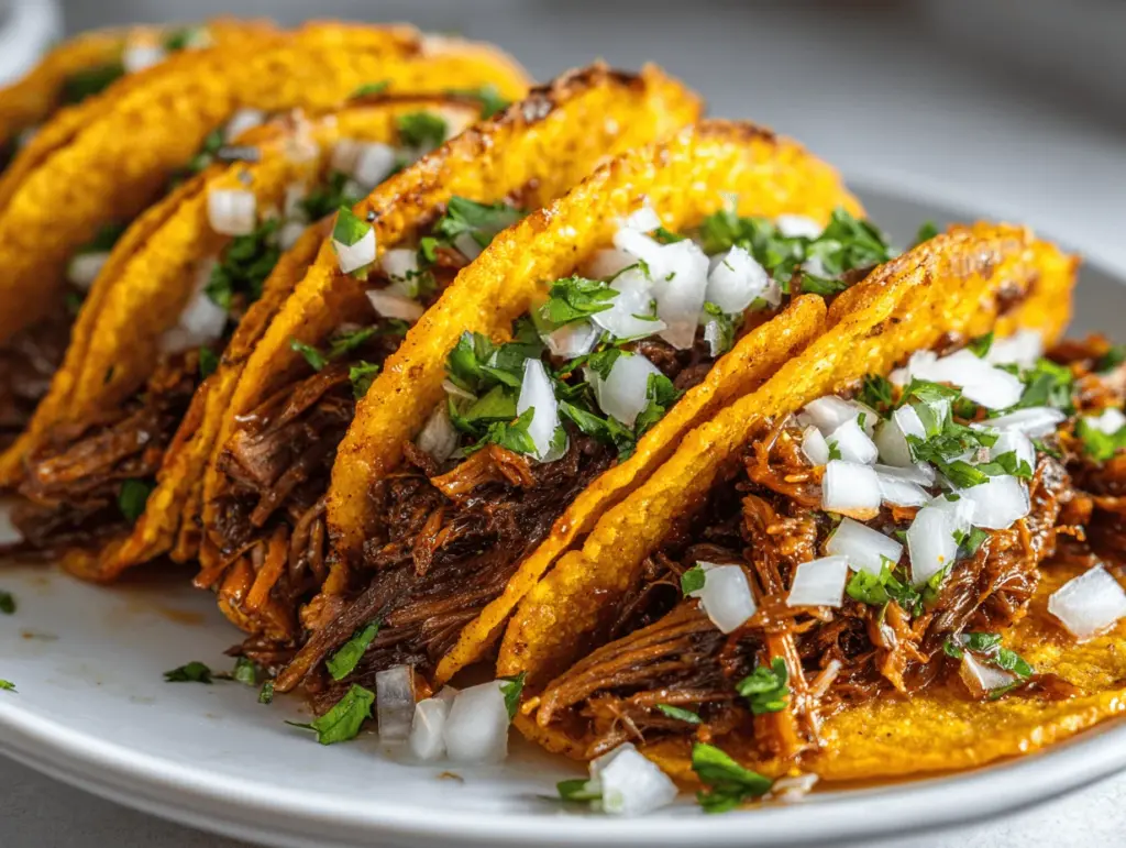 crock pot birria tacos - featured image