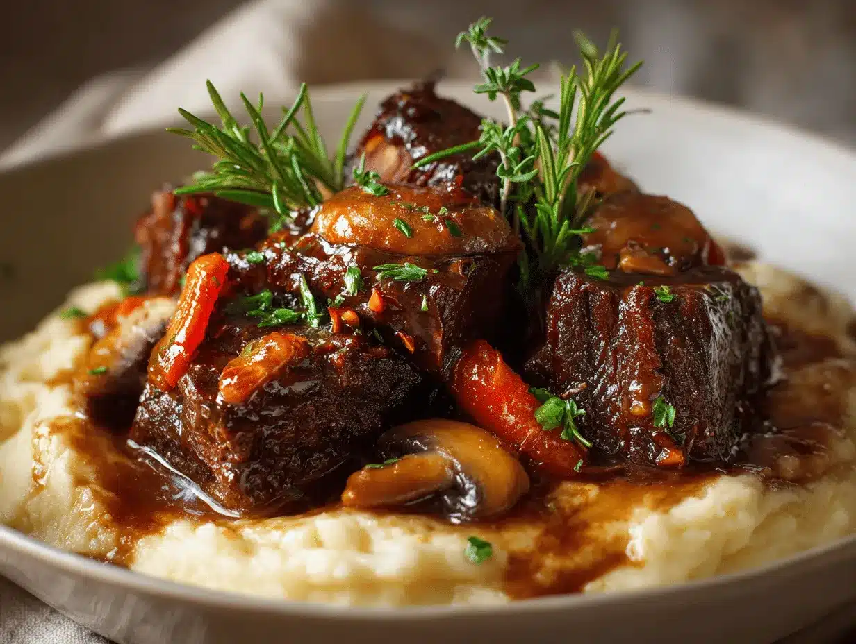 crockpot beef short ribs preparation steps
