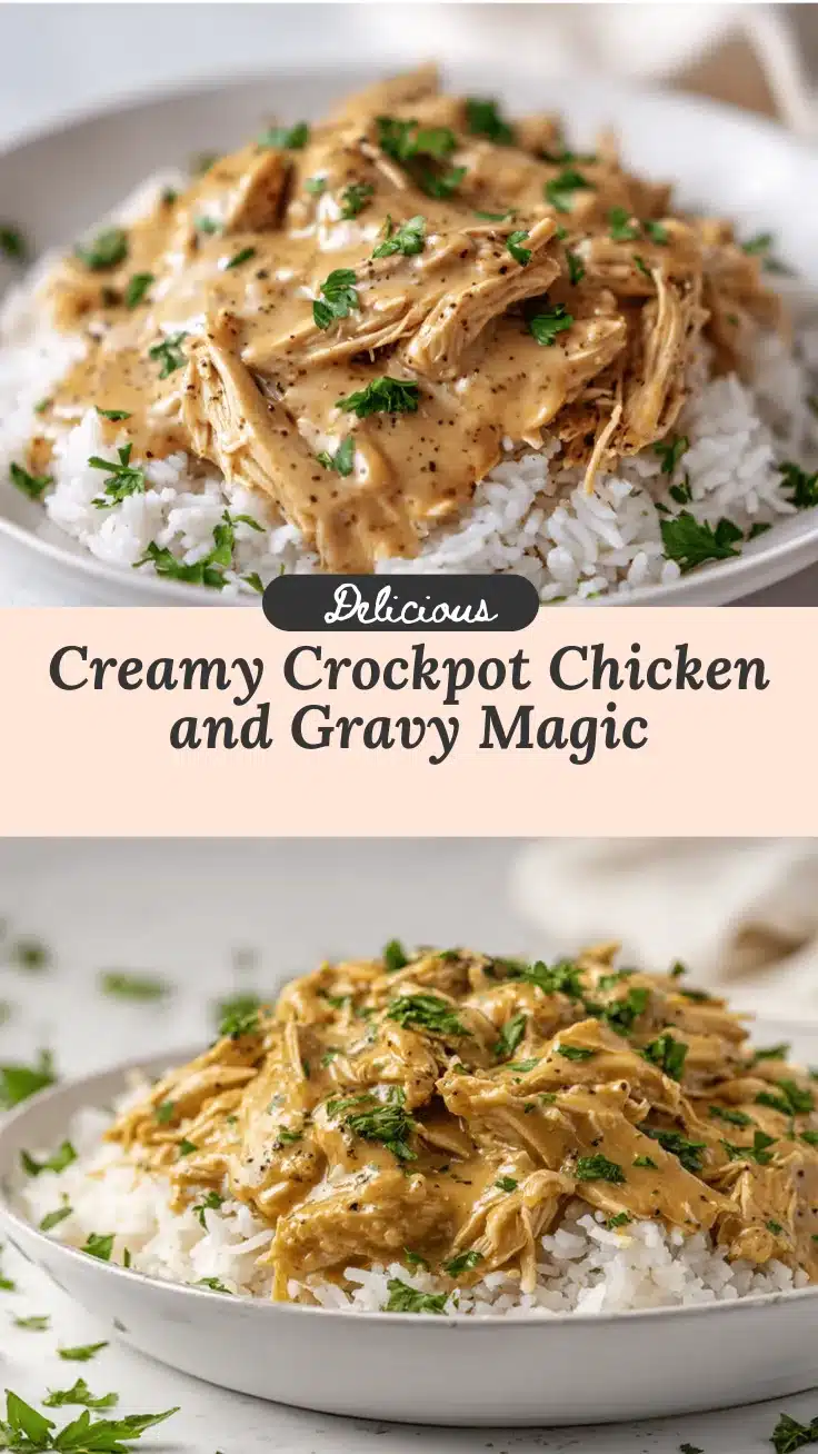 crockpot chicken and gravy recipe