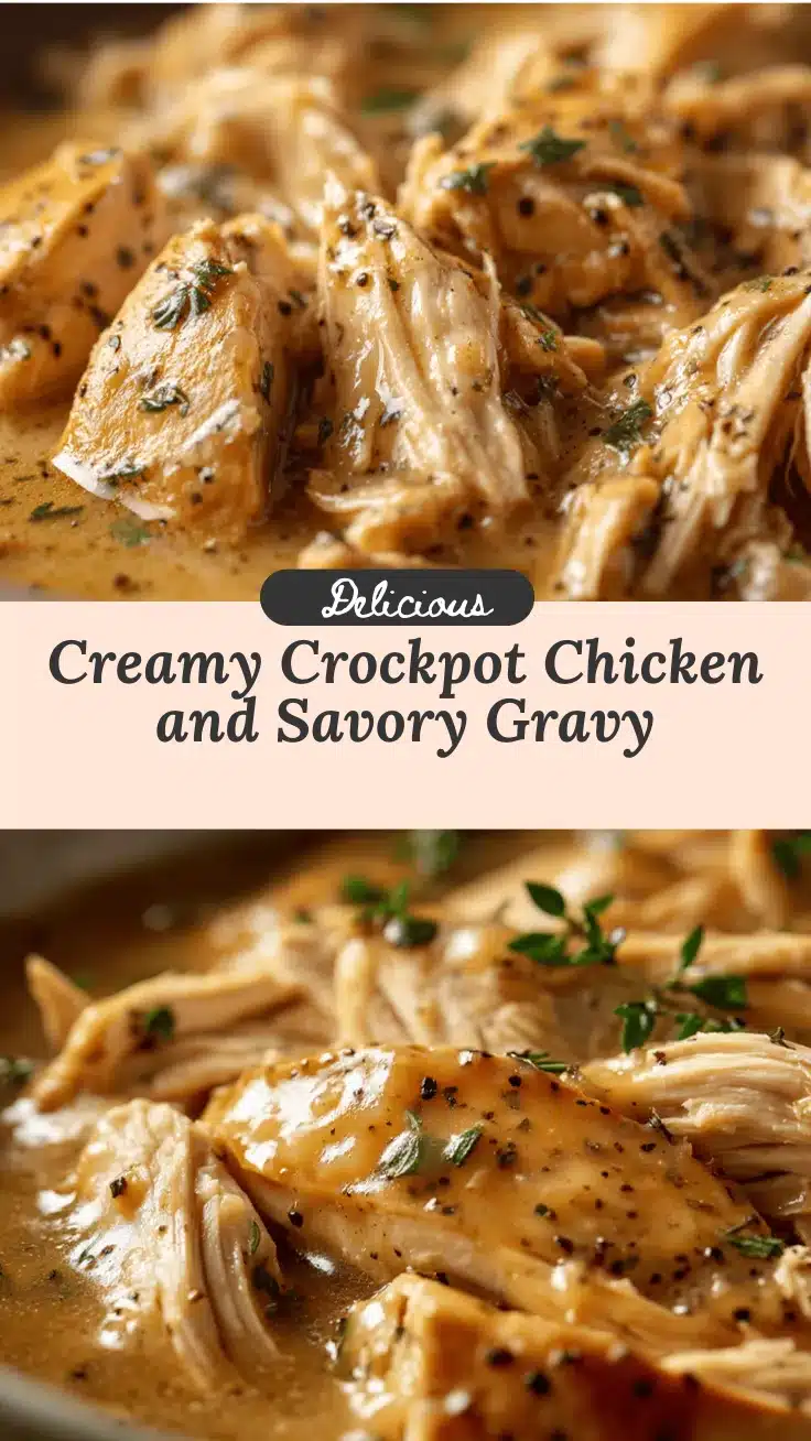 crockpot chicken and gravy recipe