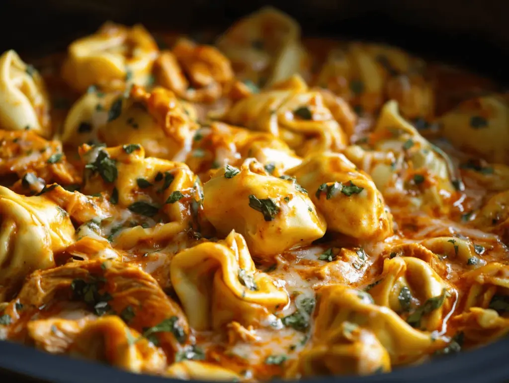 crockpot chicken tortellini - featured image