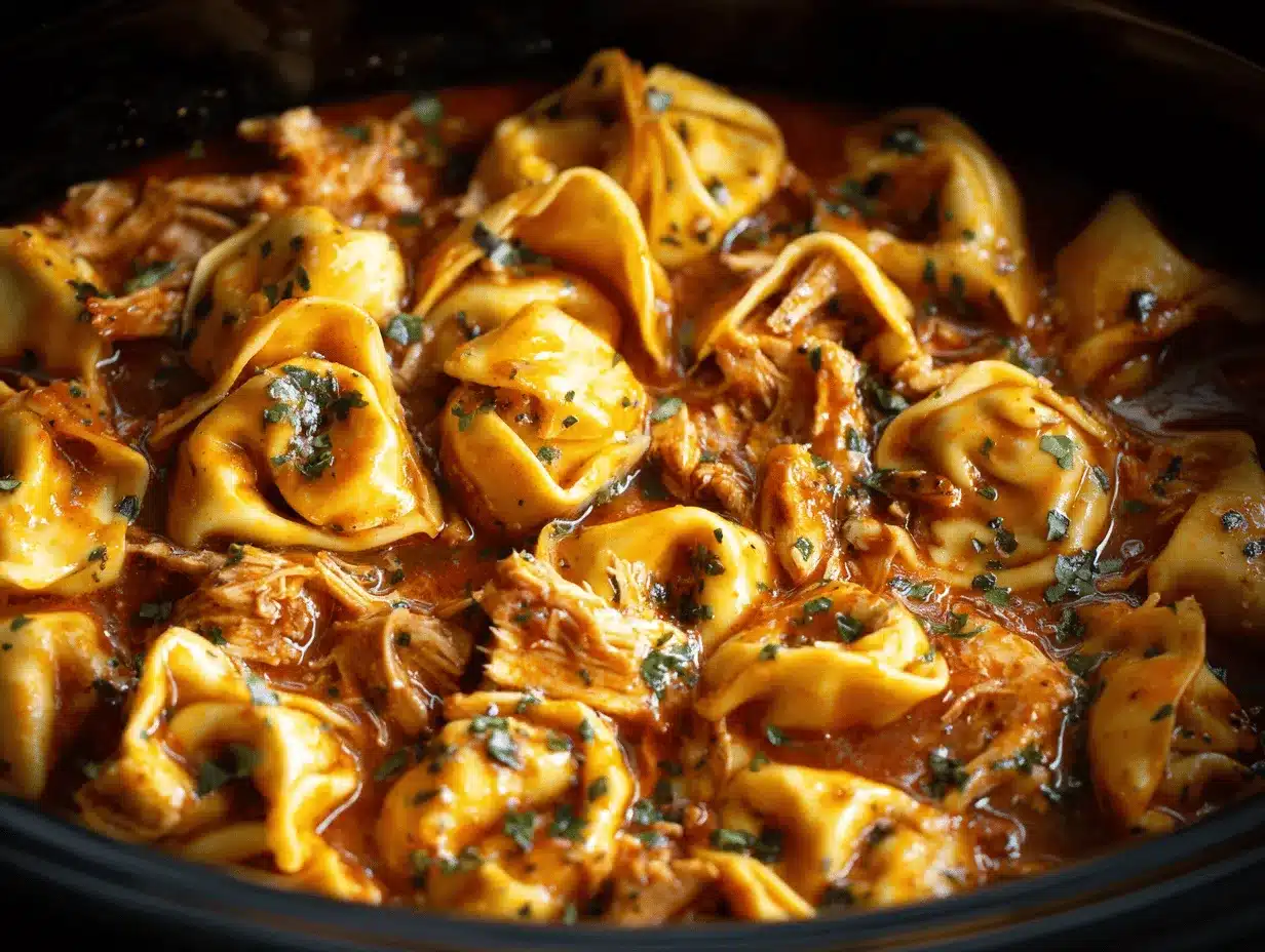 crockpot chicken tortellini preparation steps