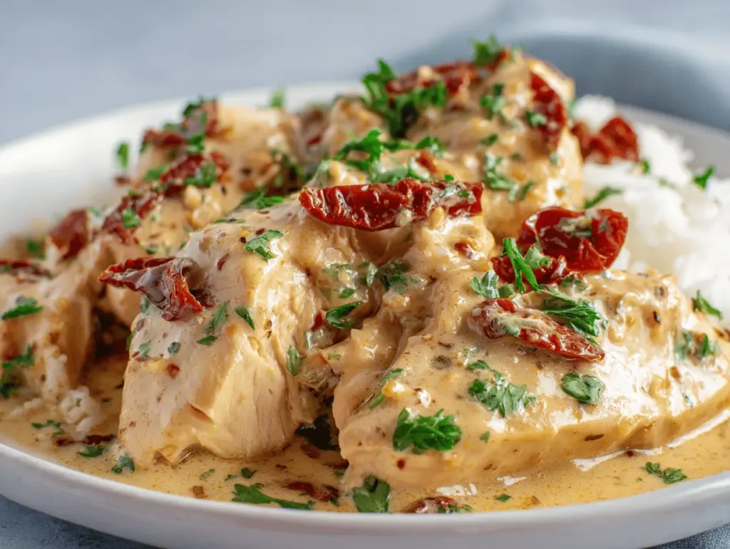 Crockpot Marry Me Chicken - featured image