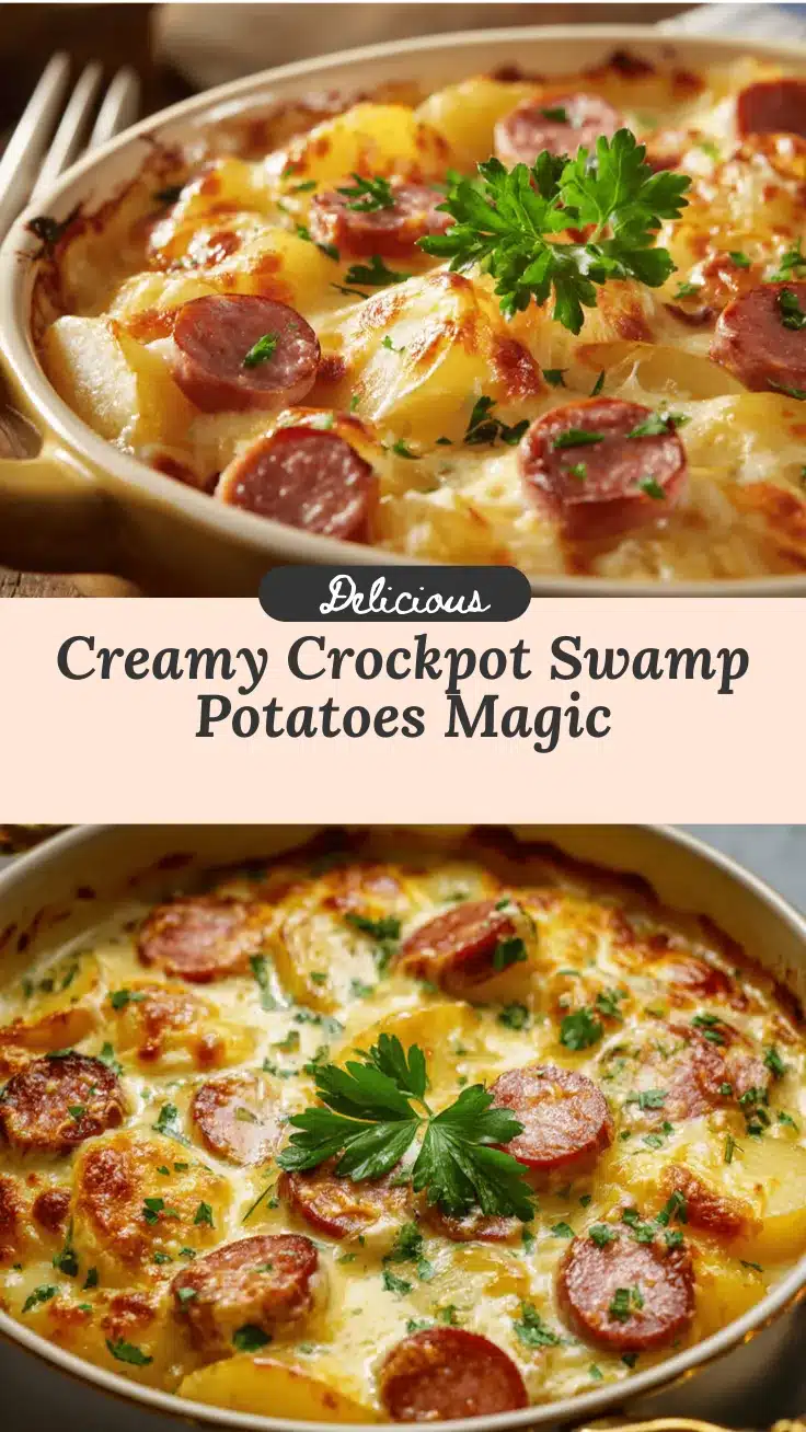 crockpot swamp potatoes recipe