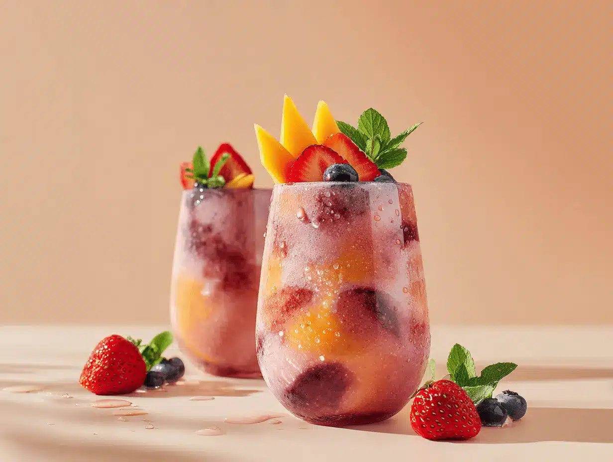 fruit smoothie recipe preparation steps