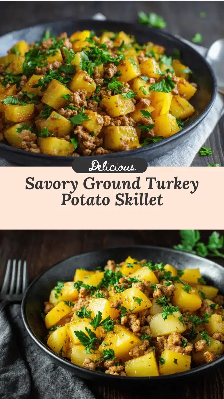 ground turkey with potatoes recipe