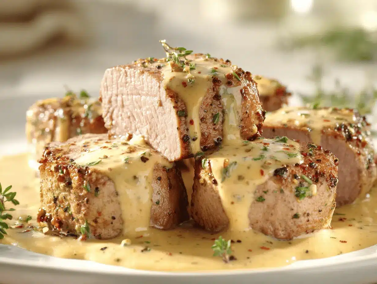 honey garlic pork tenderloin medallions preparation steps