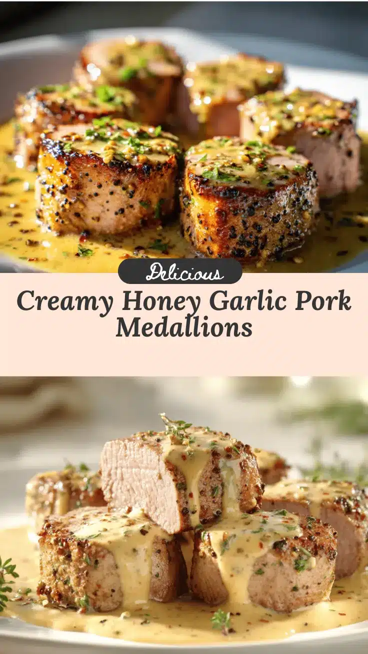 honey garlic pork tenderloin medallions recipe