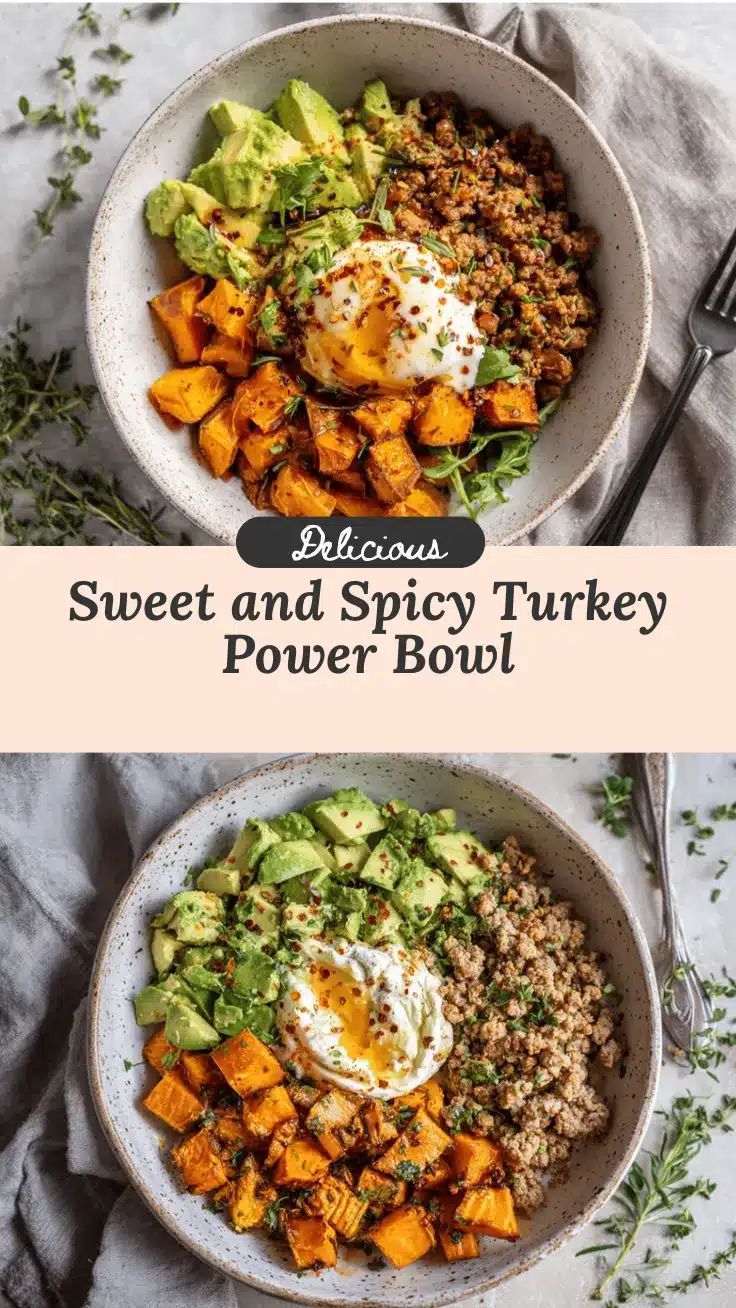 hot honey ground turkey bowl recipe