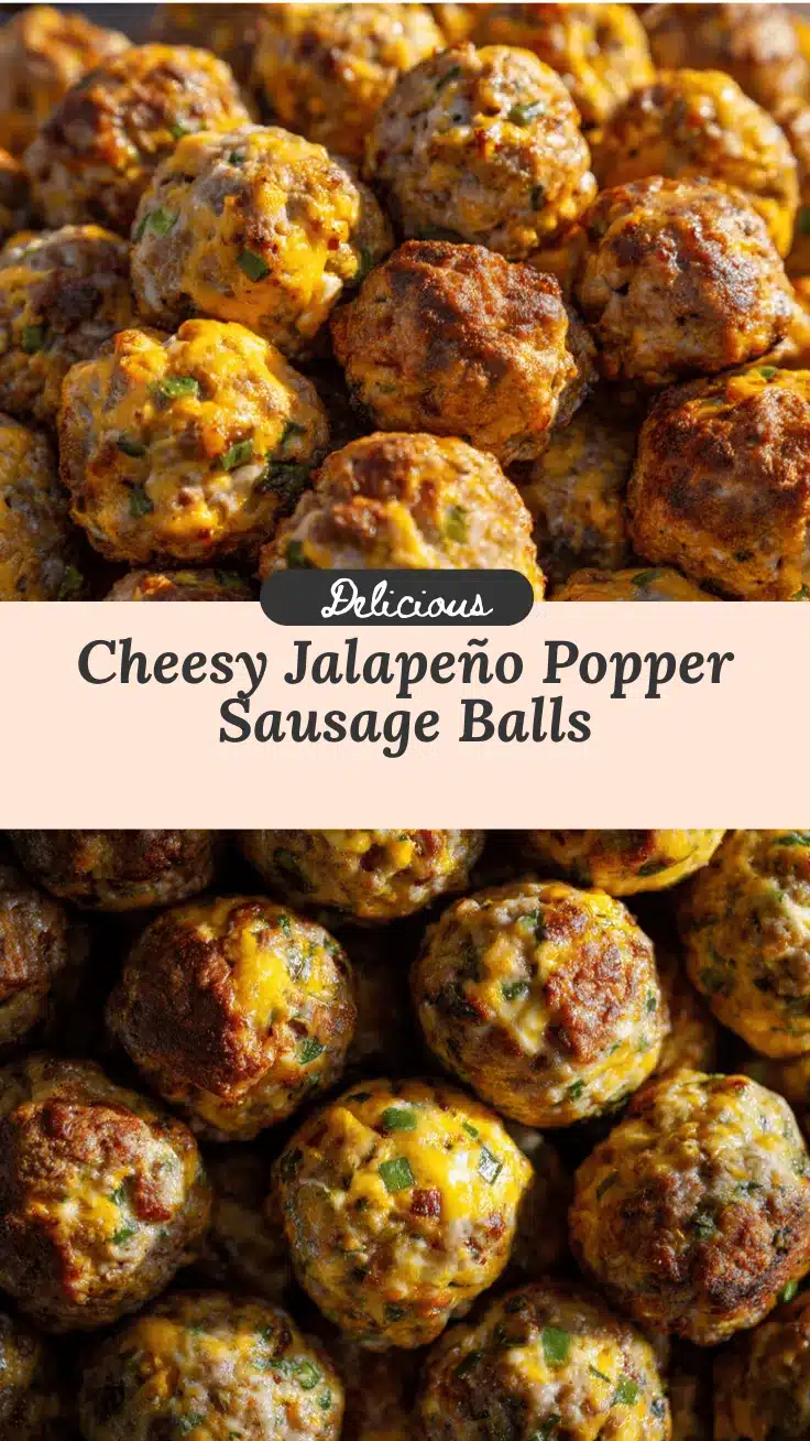 jalapeño popper sausage balls recipe