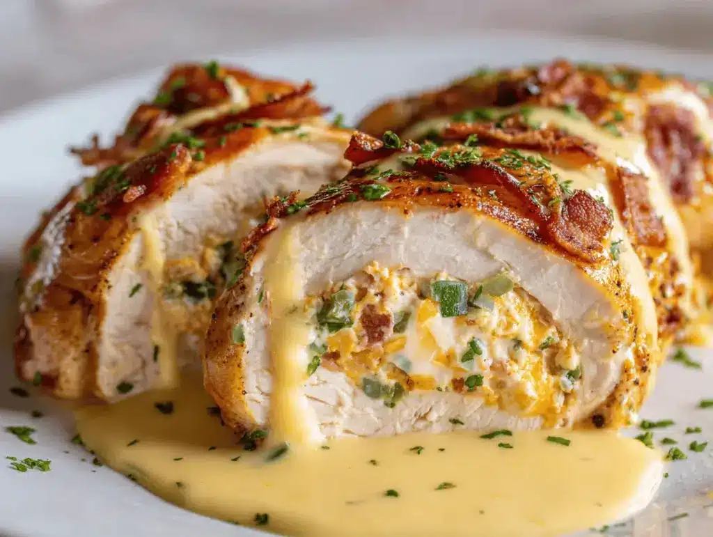 jalapeño popper stuffed chicken breast - featured image