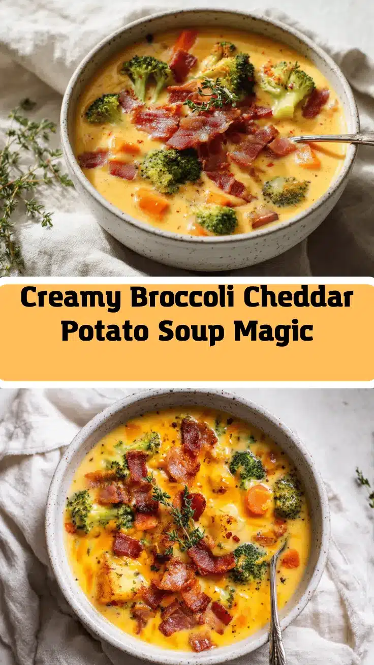 loaded broccoli cheddar potato soup recipe