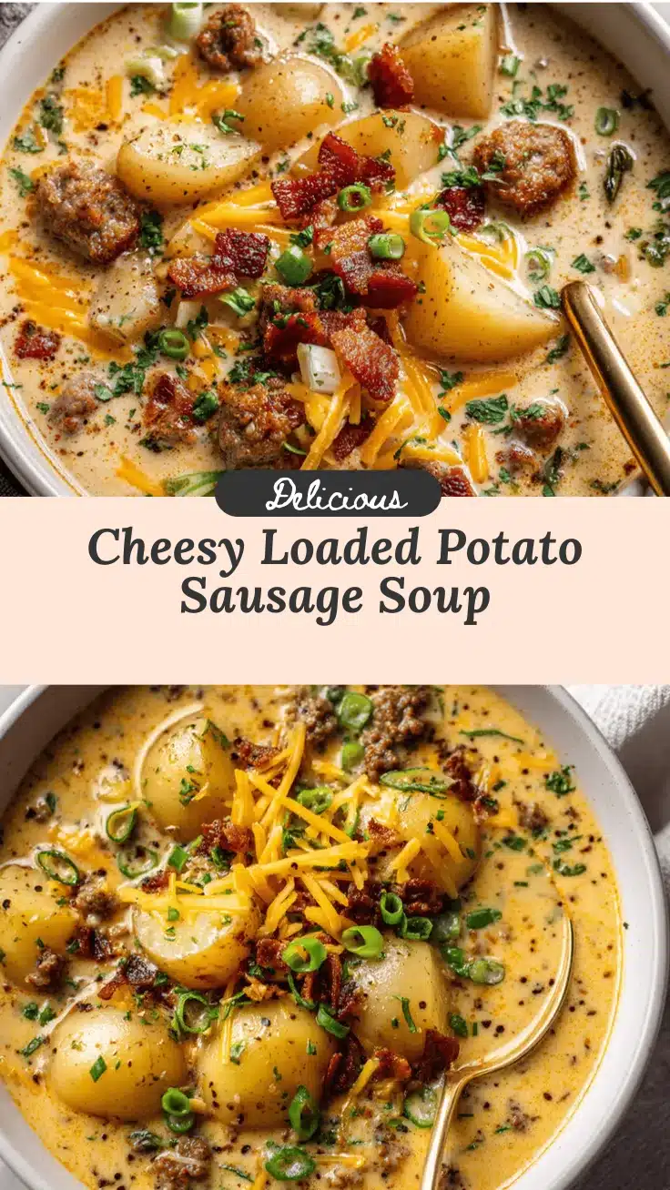 loaded potato and sausage soup recipe