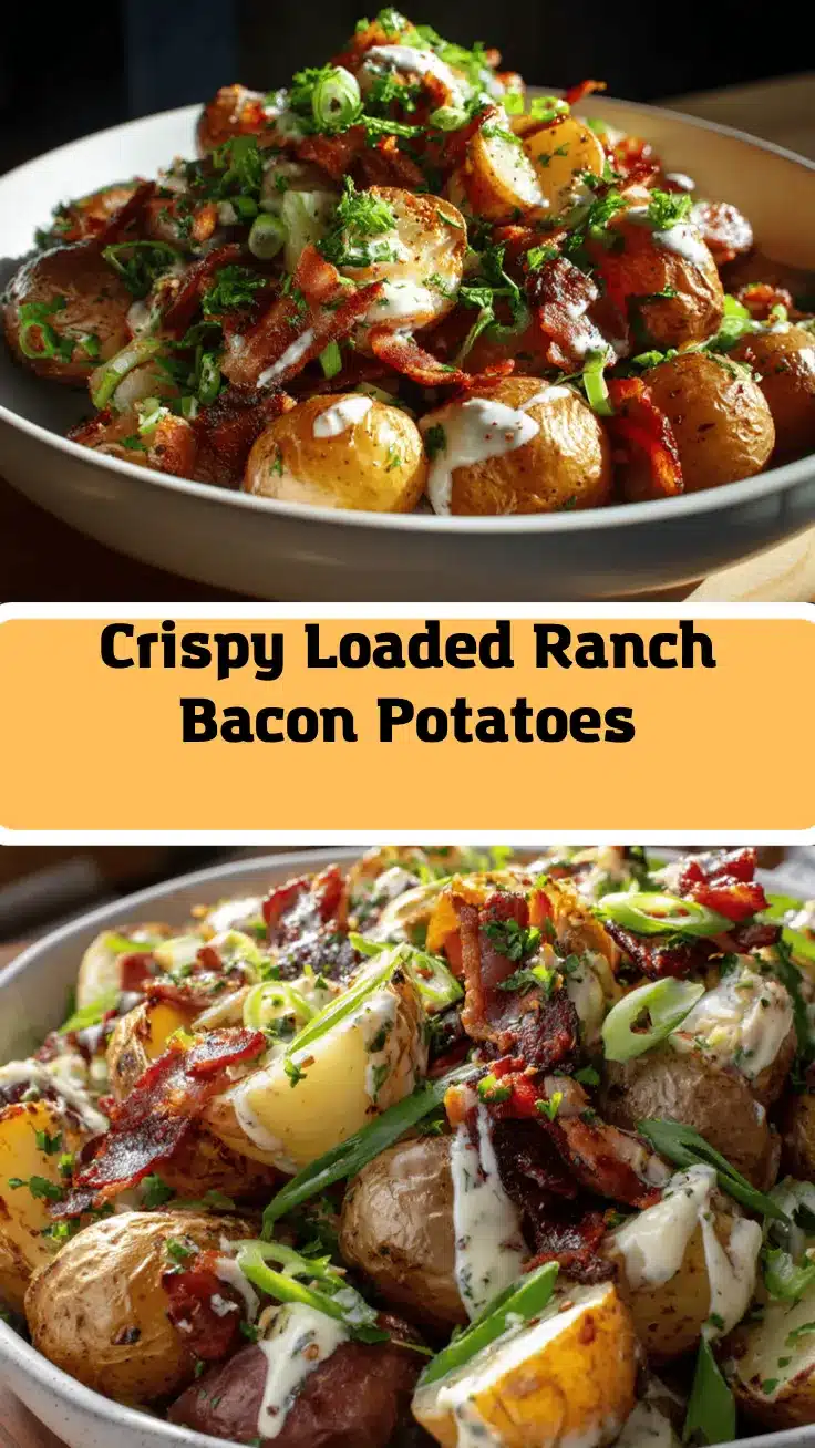 loaded ranch bacon roasted potatoes recipe