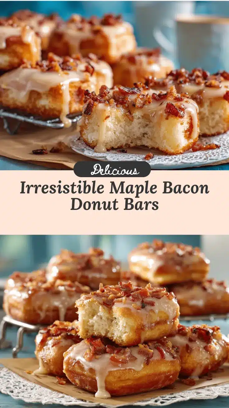 maple bacon donut bars recipe