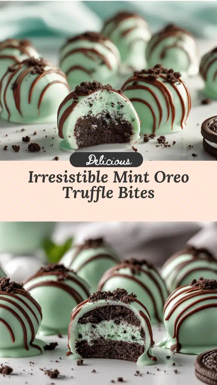 mint Oreo truffles recipe