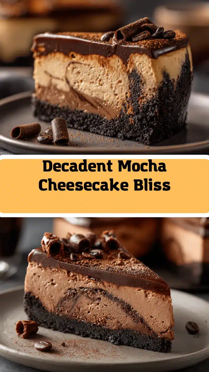 mocha cheesecake recipe