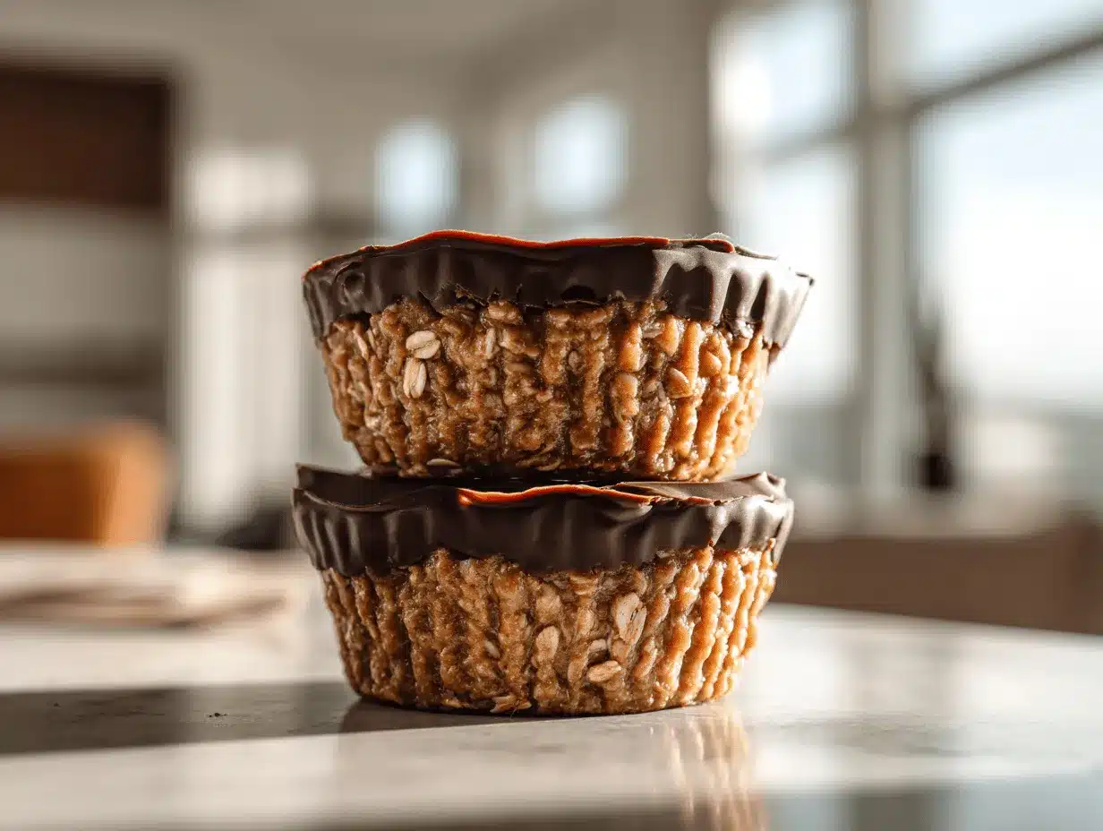 peanut butter protein oatmeal cups preparation steps