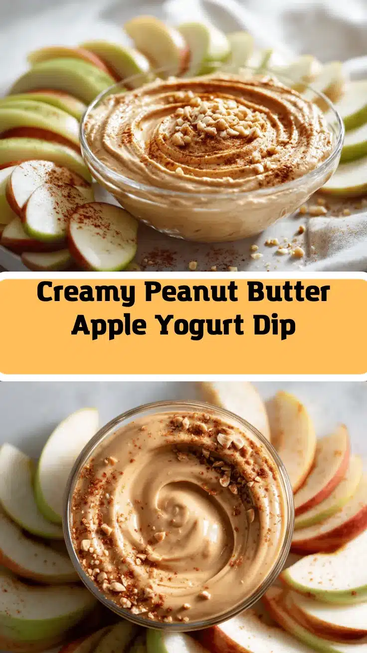 peanut butter yogurt apple dip recipe