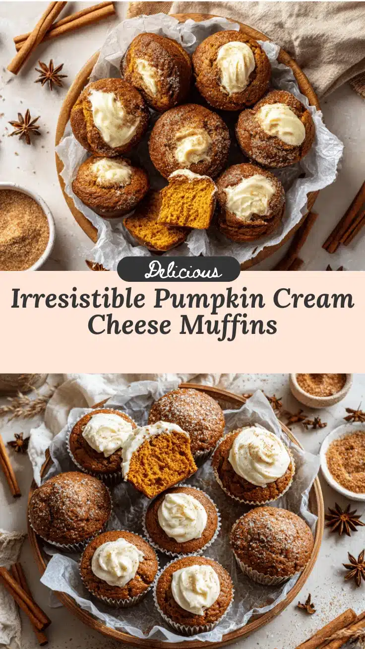 pumpkin cream cheese muffins recipe