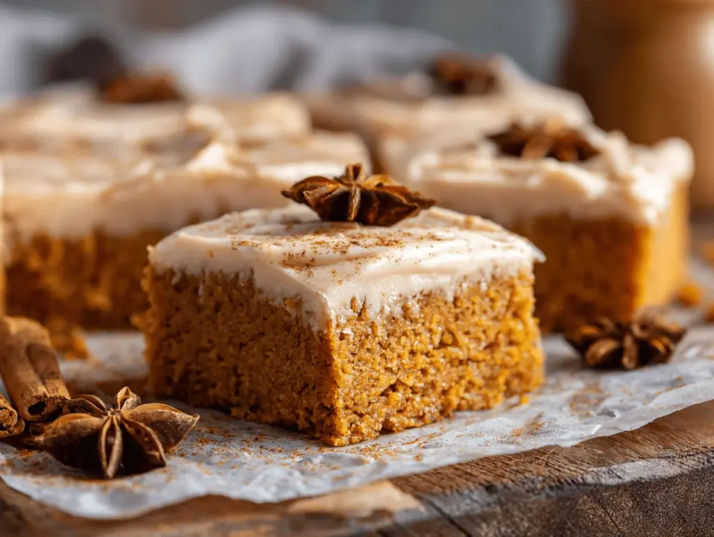 pumpkin spice latte sheet cake - featured image