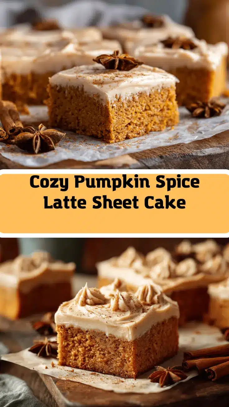 pumpkin spice latte sheet cake recipe