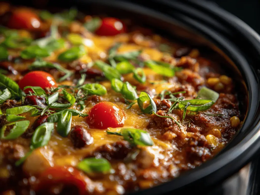 slow cooker cowboy casserole - featured image