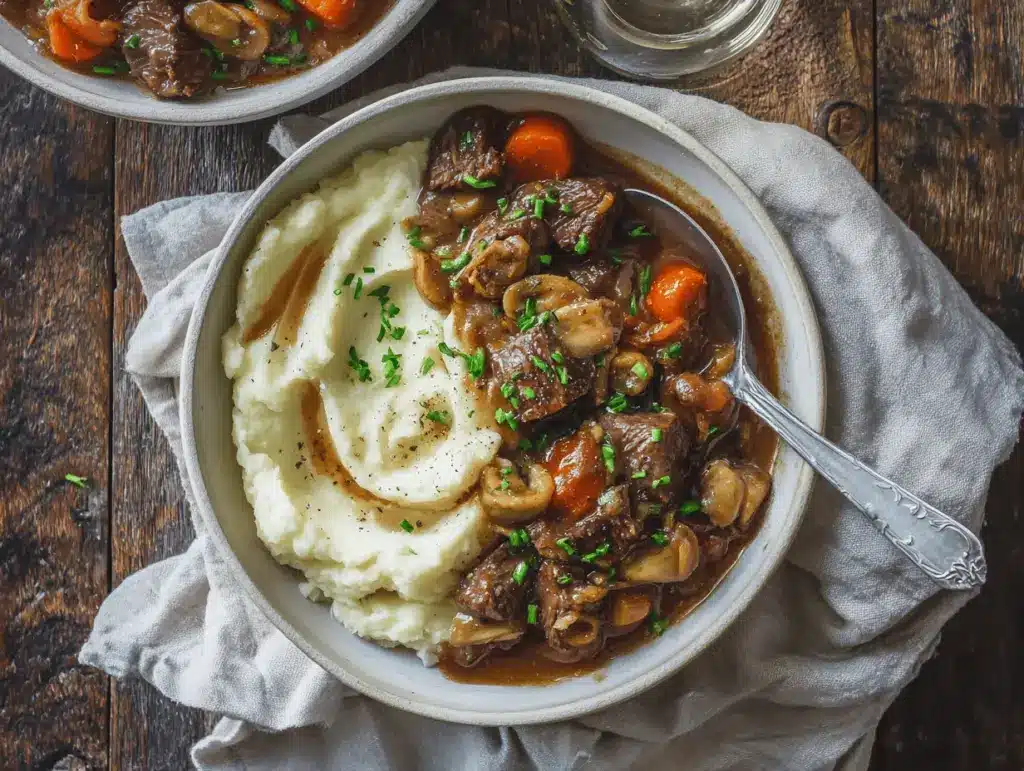 slow cooker Guinness beef stew - featured image