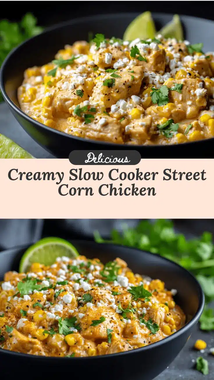 slow cooker street corn chicken recipe