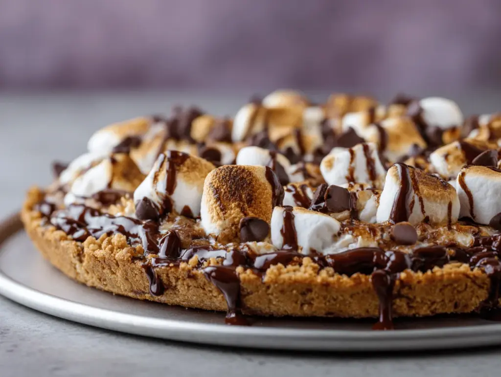 smores pizza recipe - featured image