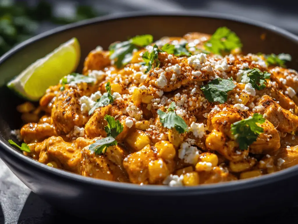 Southwest street corn chicken casserole - featured image