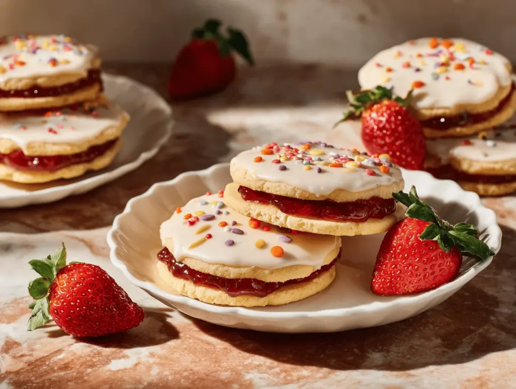 strawberry Pop Tart sugar cookies - featured image