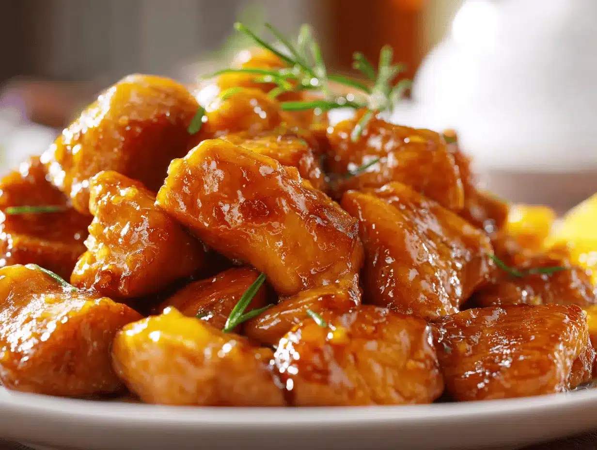 sweet Hawaiian crockpot chicken preparation steps