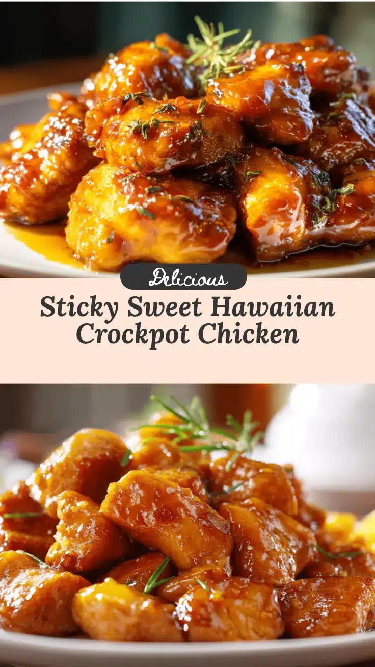 sweet Hawaiian crockpot chicken recipe