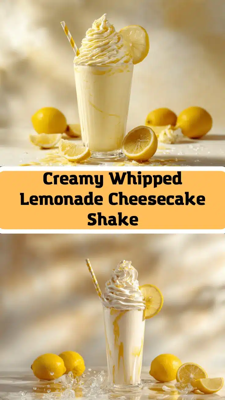 whipped lemonade cheesecake milkshake recipe