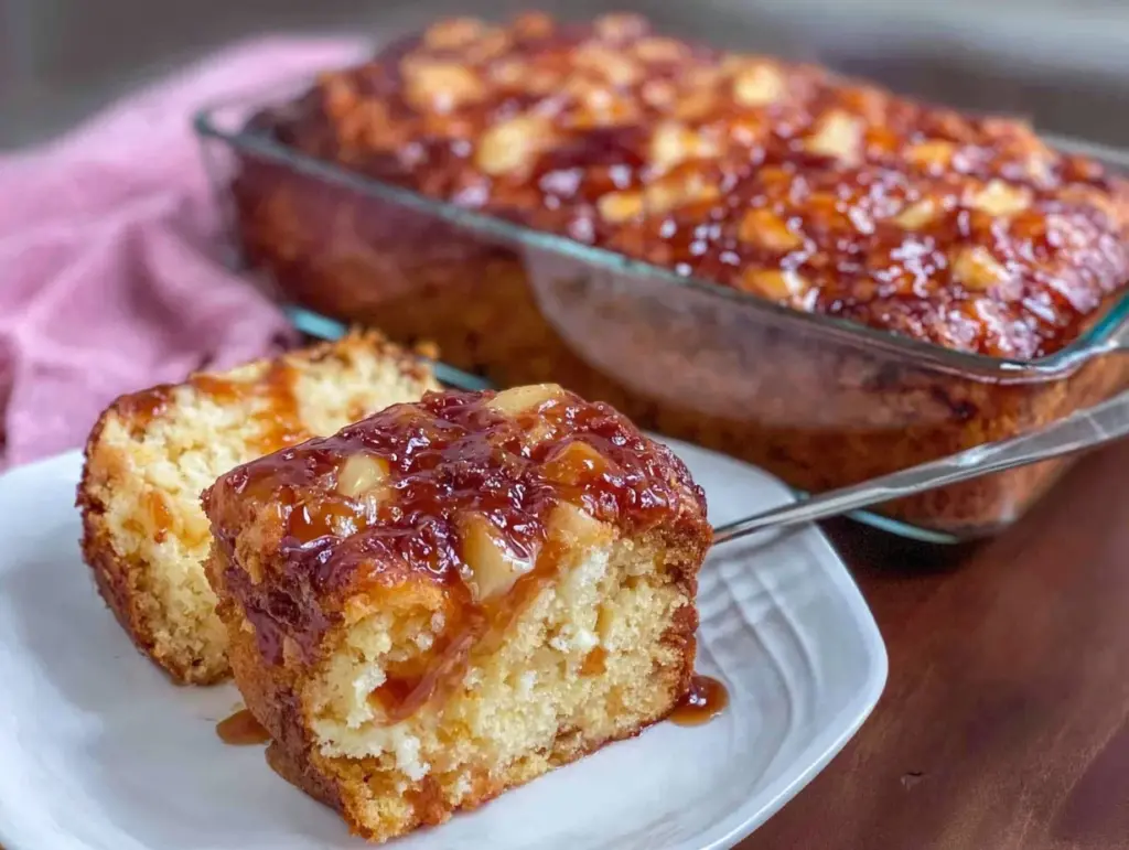 apple fritter cake - featured image