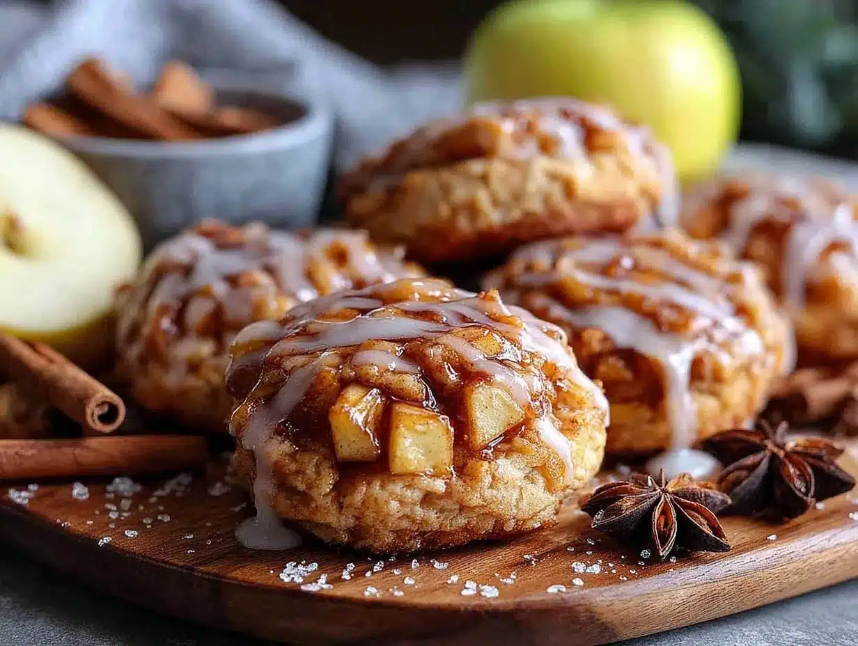 apple fritter cookies preparation steps