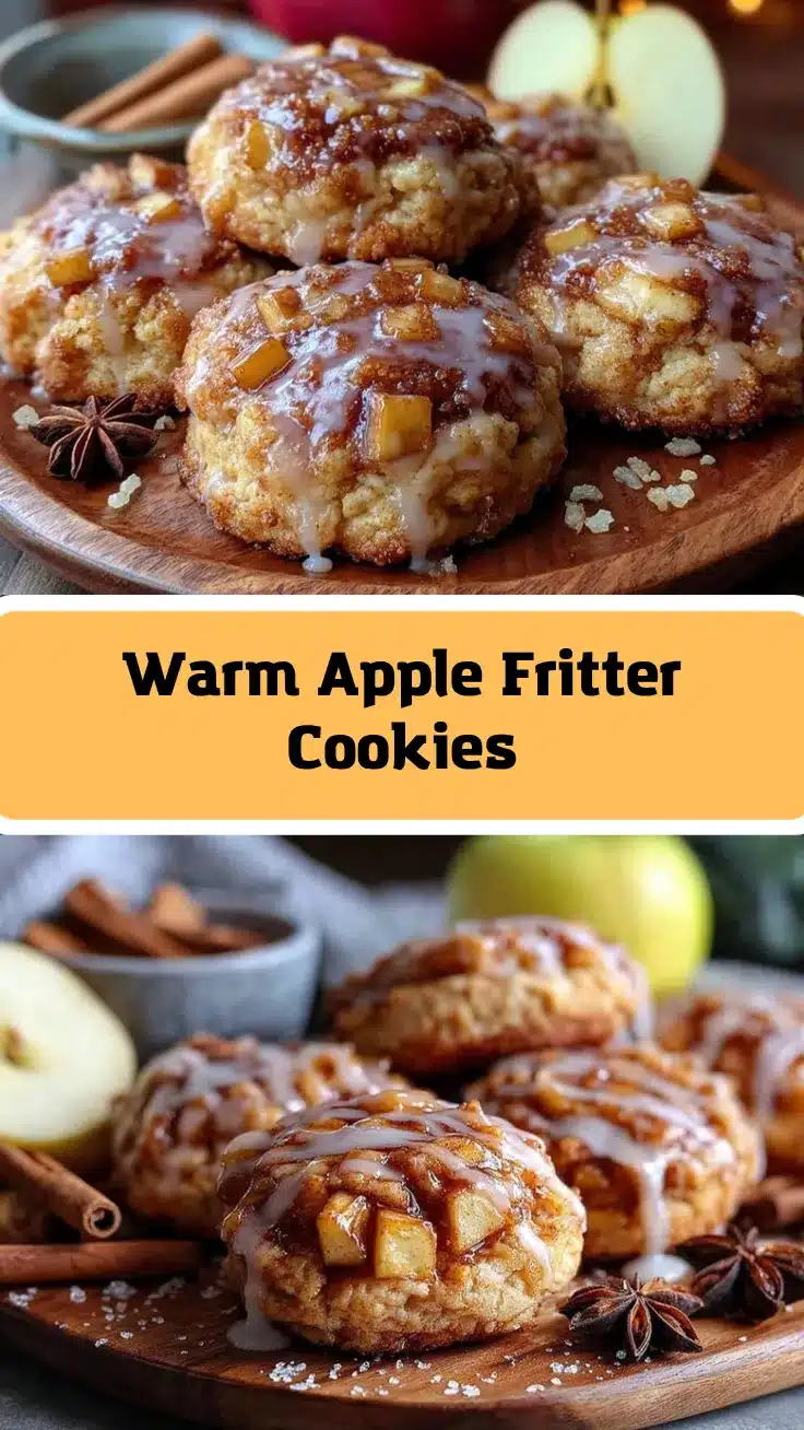 apple fritter cookies recipe