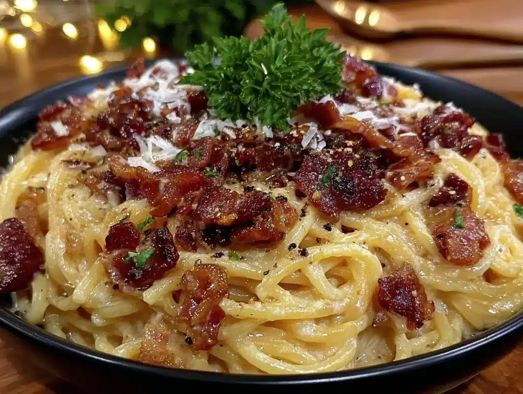 bacon carbonara - featured image