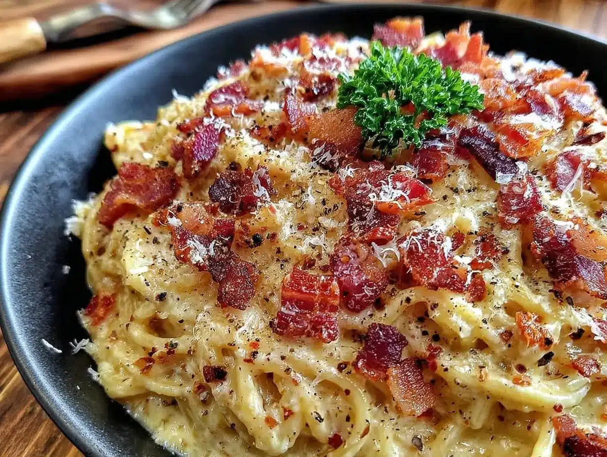 bacon carbonara preparation steps