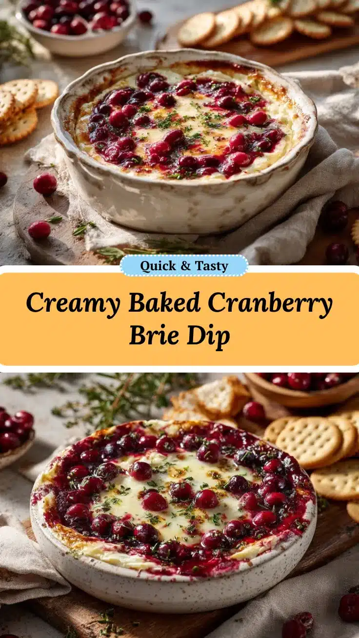 Baked Cranberry Brie Dip recipe