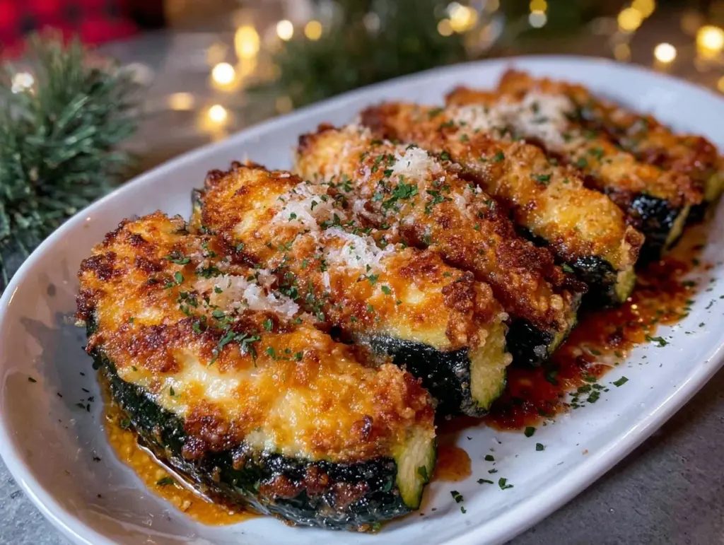 baked Parmesan zucchini - featured image