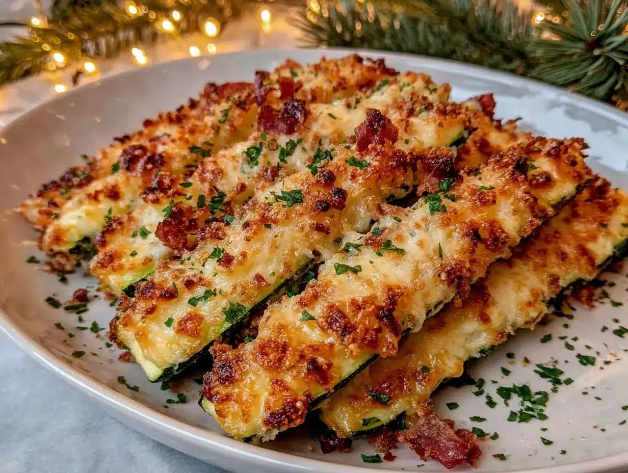 baked Parmesan zucchini preparation steps