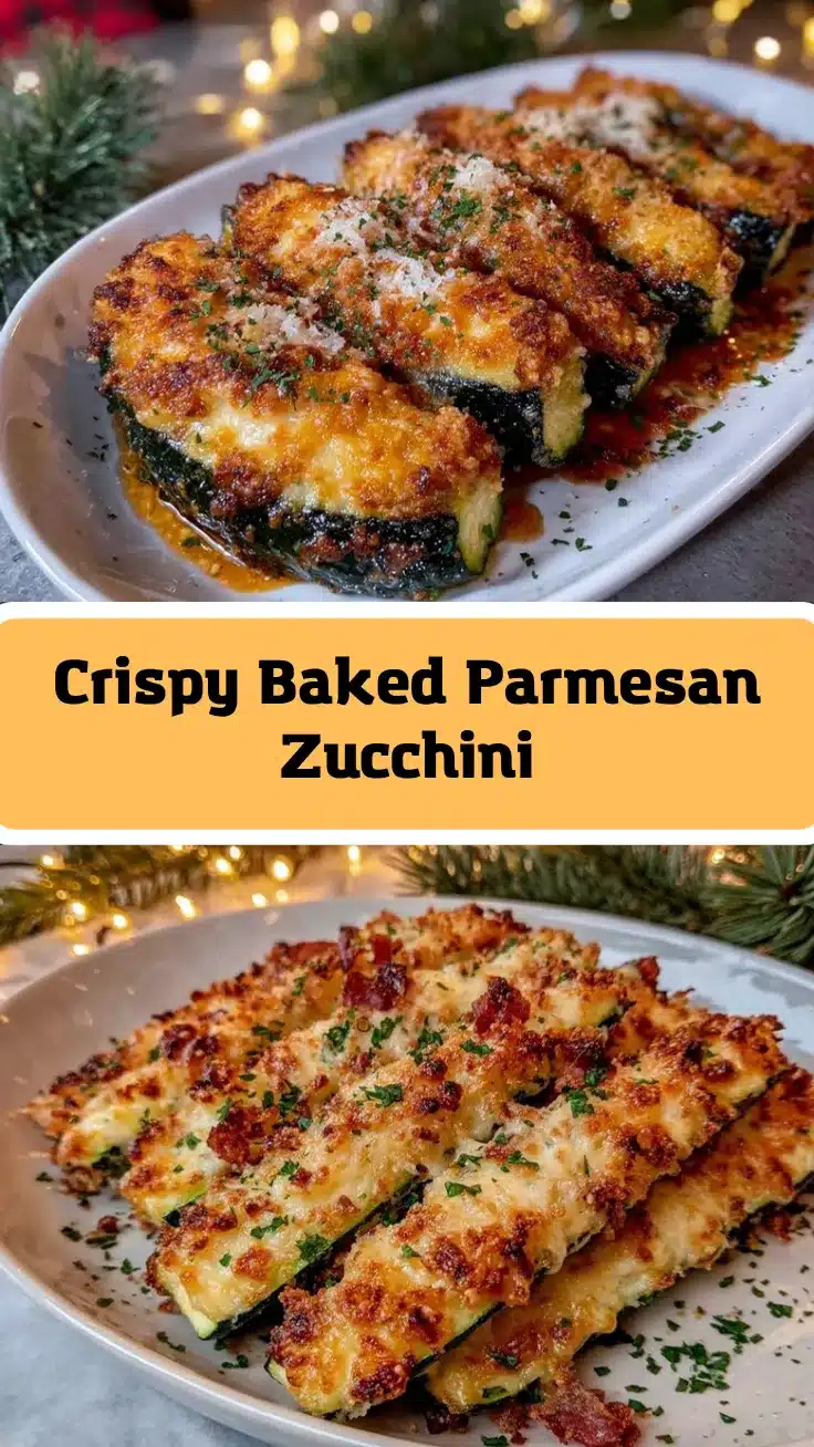 baked Parmesan zucchini recipe